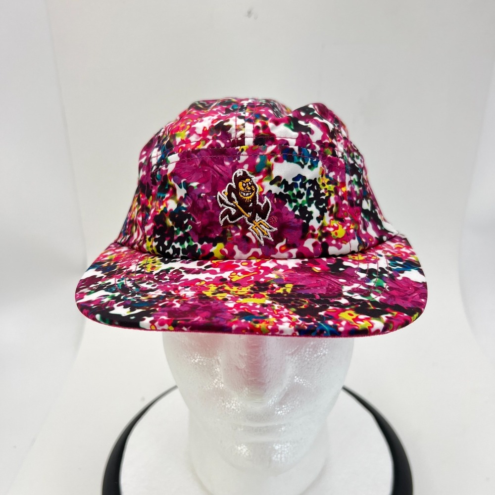 Arizona State Sun Devils adidas Women's Adjustable Hat‎ 5 Panel Paint Splatter